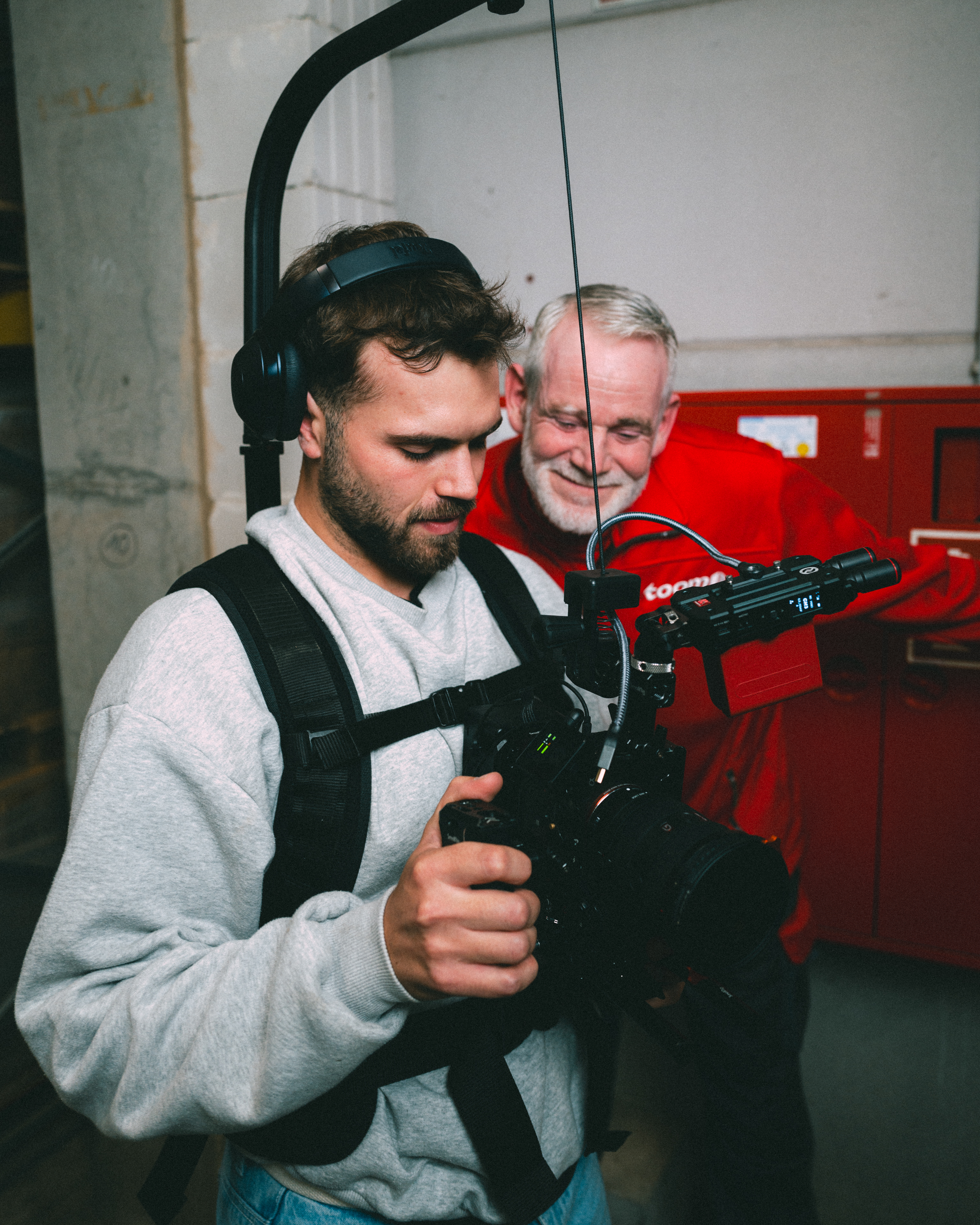 Behind the Scenes beim toom Dreh
